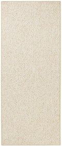 BT Carpet, Koberec behúň Wolly 102843, 80x200, biela, obývacia izba