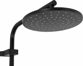 REA - Santos sprchový set s batériou 150mm,  čierna, REA-P8803