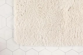 Kúpeľňový koberček SOLID biely