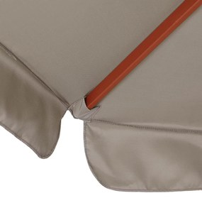InternetovaZahrada Záhradný slnečník Ø330 cm - taupe