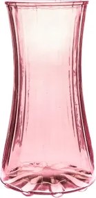 Sklenená váza Nigella 23,5 cm, ružová%