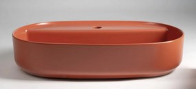 Isvea Isvea, INFINITY OVAL keramické umývadlo na dosku, 60x40cm, terracotta, 10NF65060-2U