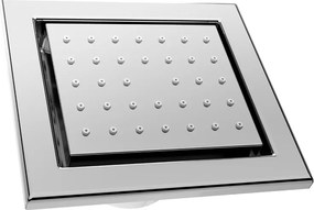 Mexen - podmietková sprchová tryska, štvorcová, 130x120 mm, chrómová, 79365-00