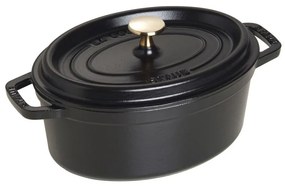 Staub Cocotte hrniec oválny 23 cm/2,3 l čierny, 1102325