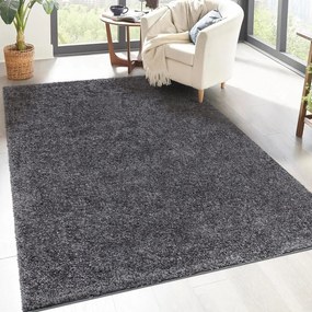 Dekorstudio Shaggy koberec CITY 500 tmavo sivý Rozmer koberca: 60x110cm