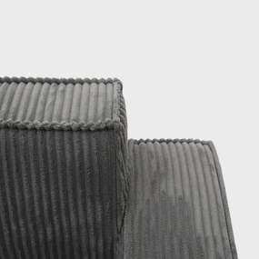 Trojmiestna sedačka LYKKE tmavosivá 746857