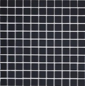 Sklenená mozaika Premium Mosaic černá 30x30 cm lesk MOS25BK