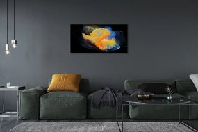 Obraz na plátne farebné fraktály 125x50 cm