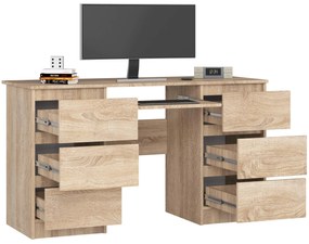 PC stolík Behati (dub sonoma). Akcia -21%. Vlastná spoľahlivá doprava až k Vám domov. 1128506