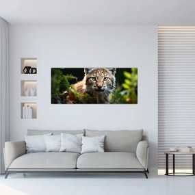Obraz - Rys (120x50 cm)