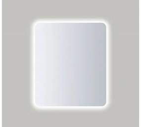 LED zrkadlo do kúpeľne s osvetlením Ambiente Rounded 60 x 70 cm 411-507