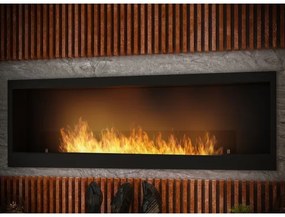 InFire - Vstavaný BIO krb 150x50 cm 4,2kW čierna