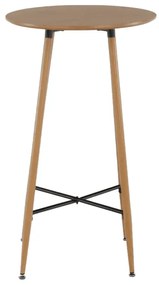 Barový stôl, dub, priemer 60 cm, IMAM