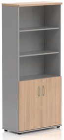 Vysoká skriňa Visio LUX 80 x 38,5 x 183,5 cm, dub