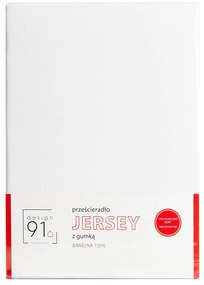 JERSEY PRESTIERADLO 220X240 CM, VÝŠKA 30 CM BIELE