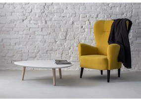 Biely konferenčný stolík z jaseňového dreva Ragaba Contrast Pick