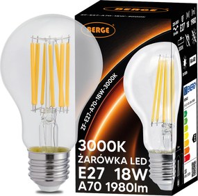 SADA 6x LED žiarovka E27 18W 1980lm 3000K  - tepla biela