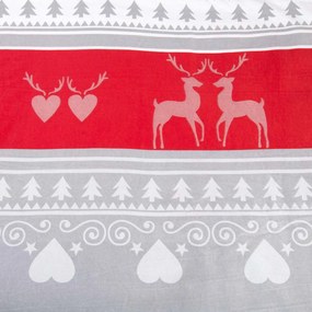 VIANOČNÉ FLANELOVÉ OBLIEČKY FLANELOVE 200X220 CM, 2KS 70X80 CM VZOROVANÉ