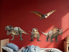 drevko |  Sada nálepiek na stenu Svet dinosaurov  78 x 120 cm