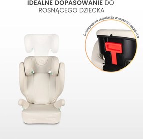 Autosedačka CARETERO BREEZY FIX BLACK (100-150cm)