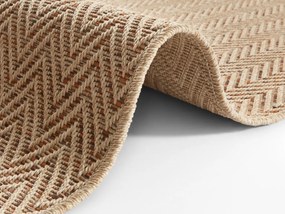 BT Carpet, Behúň Nature 104267 Beige / Terra – na von aj na doma, 80x150, oranžová, chodba / predsieň