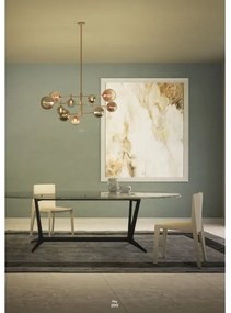 Redo 01-2779 - Luster na tyči ROY 5xG9/10W/230V