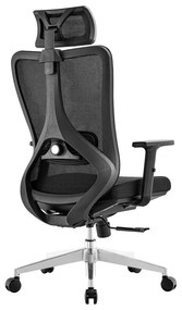 Kancelárska ergonomická stolička Neoseat AMADORA — čierna, nosnosť 150 kg
