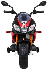 RAMIZ Akumulátorový motocykel Aprilia Tuono V4 pre deti - červená