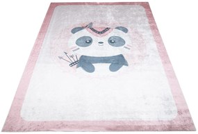 PROXIMA.store - Detský koberec PINK PANDA - PRINT EMMA ROZMERY: 80x150