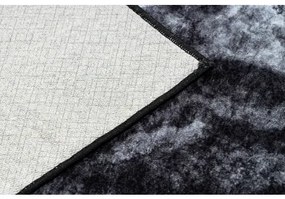 MIRO 51278.810 umývací koberec Mramor, grécky protišmykový - čierna / zlato Veľkosť: 80x150 cm