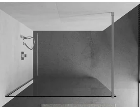 Mexen Kioto, sprchová zásteny typ Walk-In 180 x 200 cm, 8mm číre sklo, chrómový profil, 800-180-101-01-00