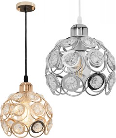 Toolight - Elegantné stropné svietidlo 1xE27 APP208, zlatá, OSW-00403