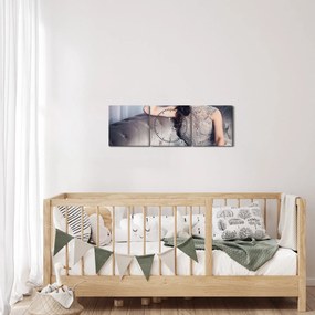 Obraz - Glamour (s hodinami) (90x30 cm)