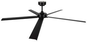 Lucci air 21616149 - Stropný ventilátor MONZA IP55 čierna + diaľkové ovládanie