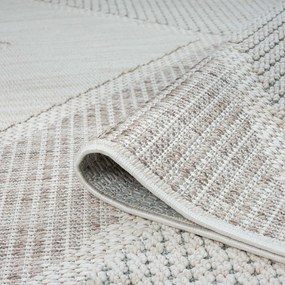 Dekorstudio Moderný okrúhly koberec LINDO 8877 - zelený Priemer koberca: 120cm
