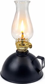 Brilagi - Petrolejová lampa MERLIN čierna