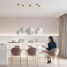 Sollux SL.0716 - Luster na lanku TOYA 1xE27/60W/230V priemer 30 cm