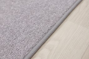 Betap koberce Behúň na mieru Eton sivý 73 - šíre 60 cm s obšitím