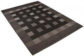 Koberec Floorlux 20203 strieborný / čierny