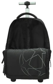 Školská taška koliesková UEFA Black 531417