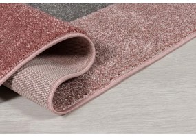 Ružovo-sivý koberec Flair Rugs Cosmos, 80 × 150 cm