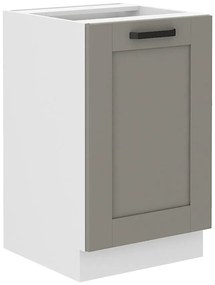 Kuchynská skrinka Luna claygrey/biela 50ZL 1F BB