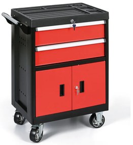 Mobilná skrinka na náradie, 2 zásuvky, 965x664x464 mm