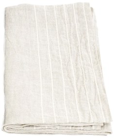 Ľanový uterák Kaste, ľan-biely, Rozmery  48x70 cm