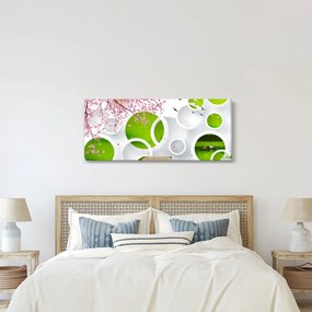 Obraz - Mólo nad jazerom (120x50 cm)