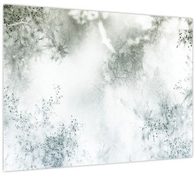 Obraz abstrakcie listov (70x50 cm)