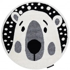 Koberec JOY Teddy krém / čierny