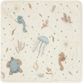 Svetložltá detská hracia podložka 80x80 cm Sea Garden – Cam Cam Copenhagen