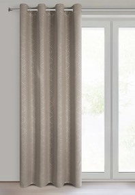 ZÁVES NA KRÚŽKOCH OLETA 140X250 CM VZOROVANÁ