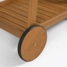 Servírovací stolík z masívu akácie 55x73 cm Felisa – Kave Home